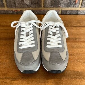 Madewell Gray and Cream Sneakers